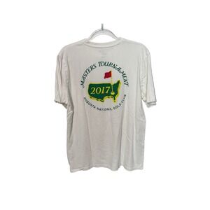Masters Tournament T-Shirt Mens Medium White 2017 Augusta National Red Jacket